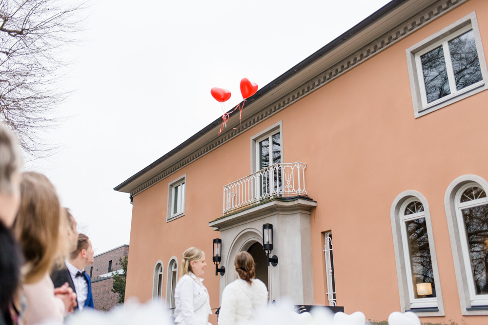 Hochzeit im Standesamt Wandsbek und Ohlendorffsche Villa in Volksdorf